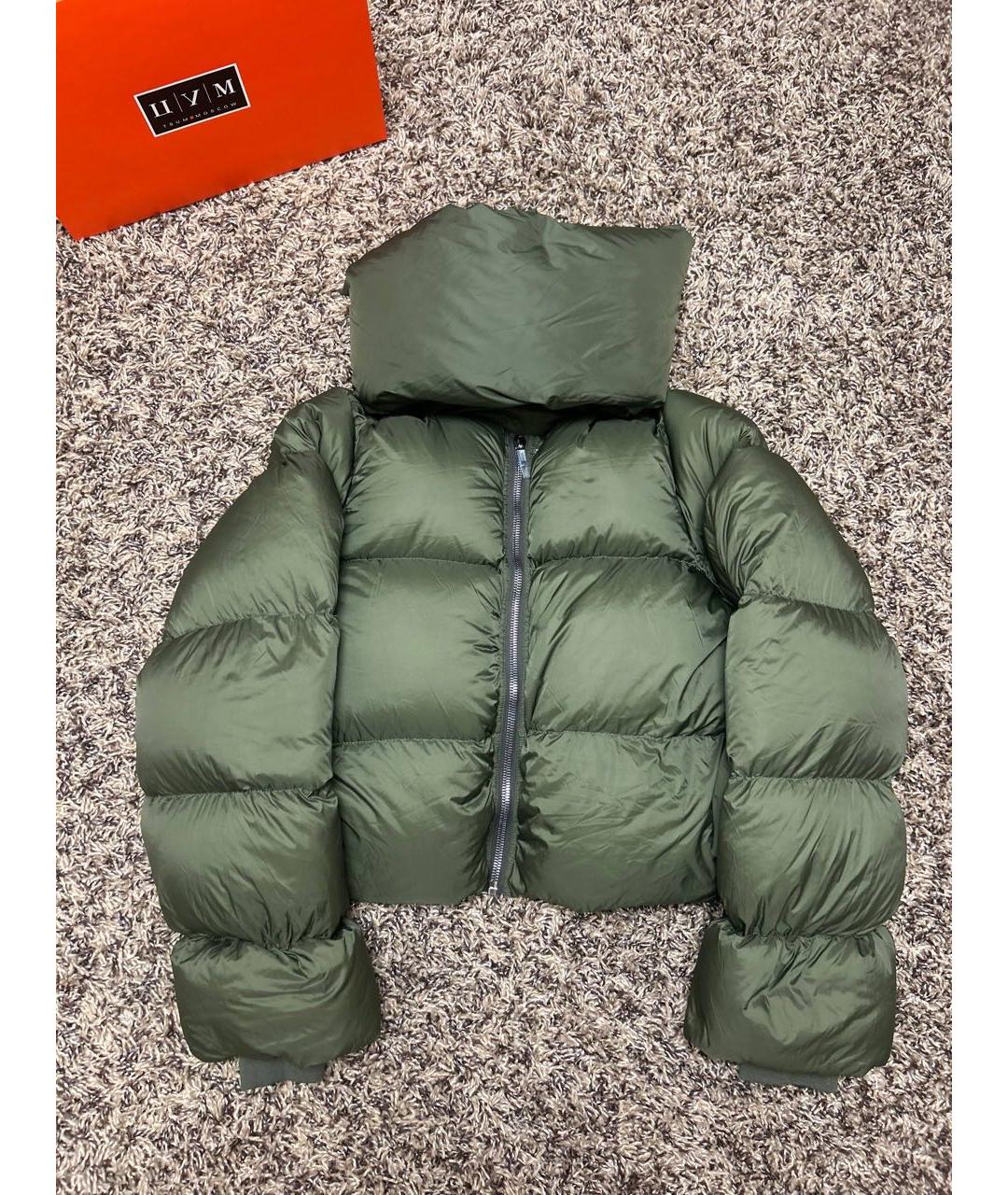 RICK OWENS Зеленый пуховик, фото 6