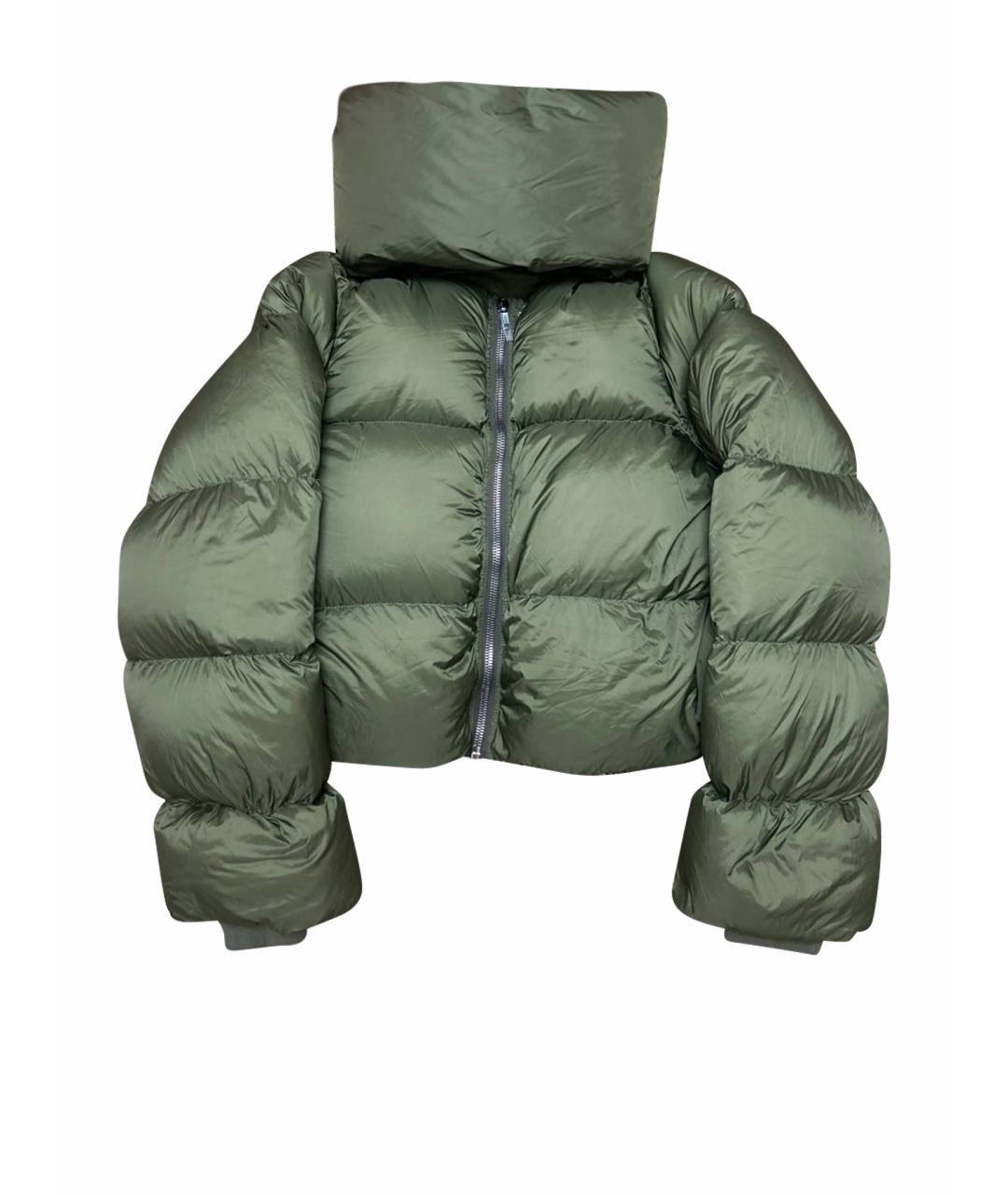 RICK OWENS Зеленый пуховик, фото 1