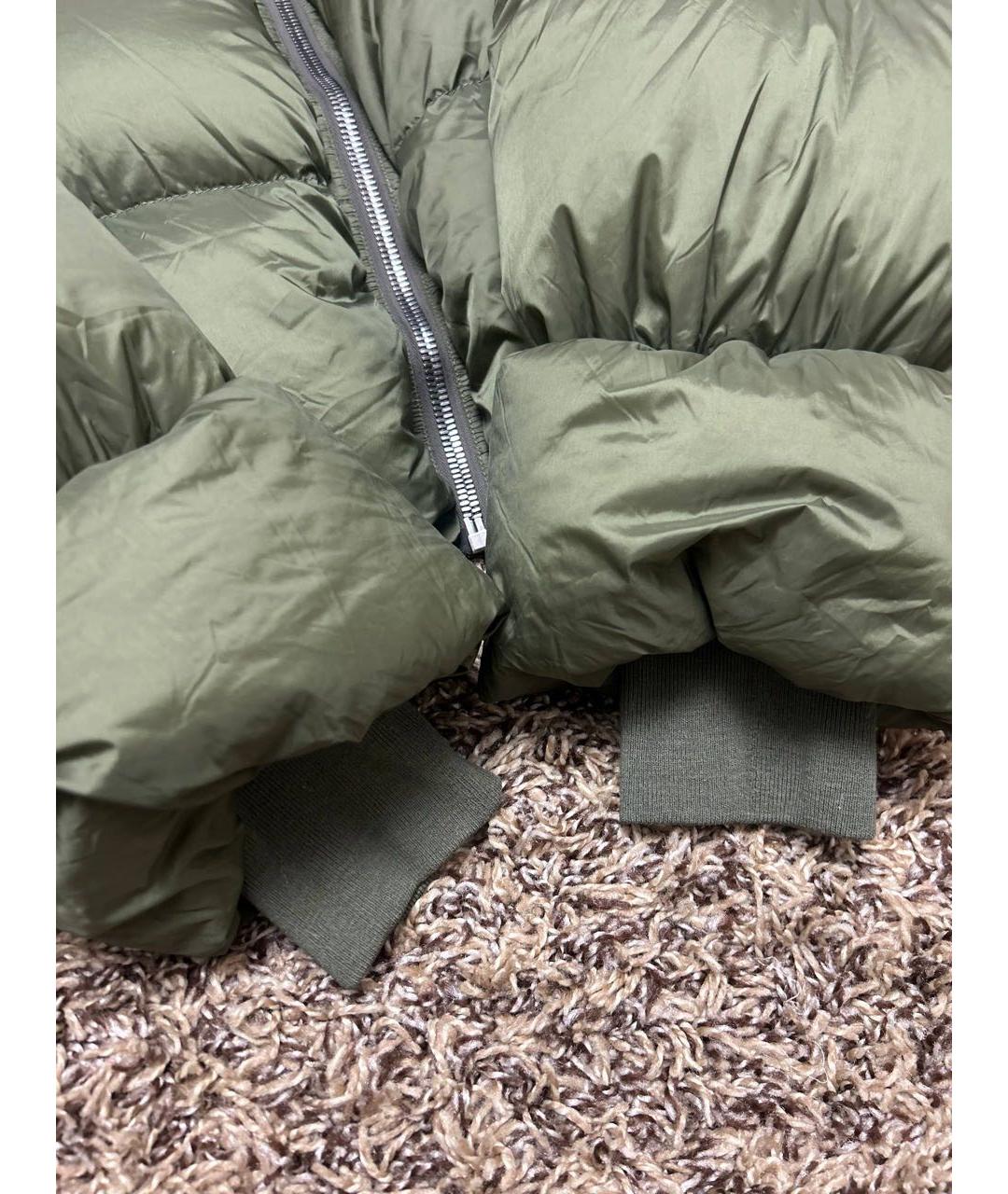 RICK OWENS Зеленый пуховик, фото 4