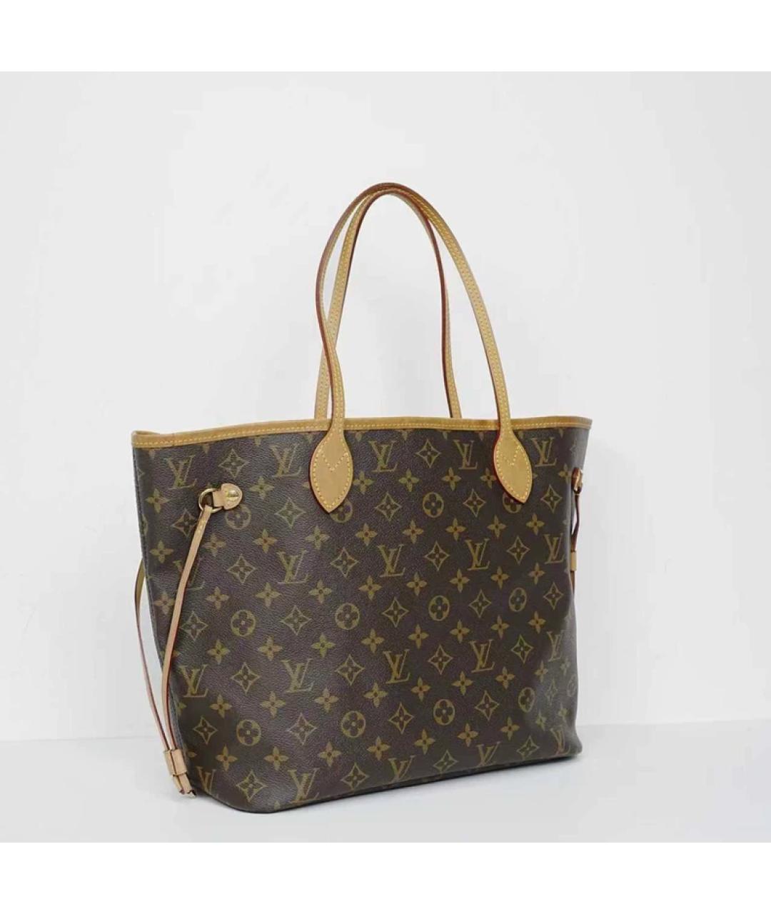 LOUIS VUITTON Коричневая сумка с короткими ручками, фото 10