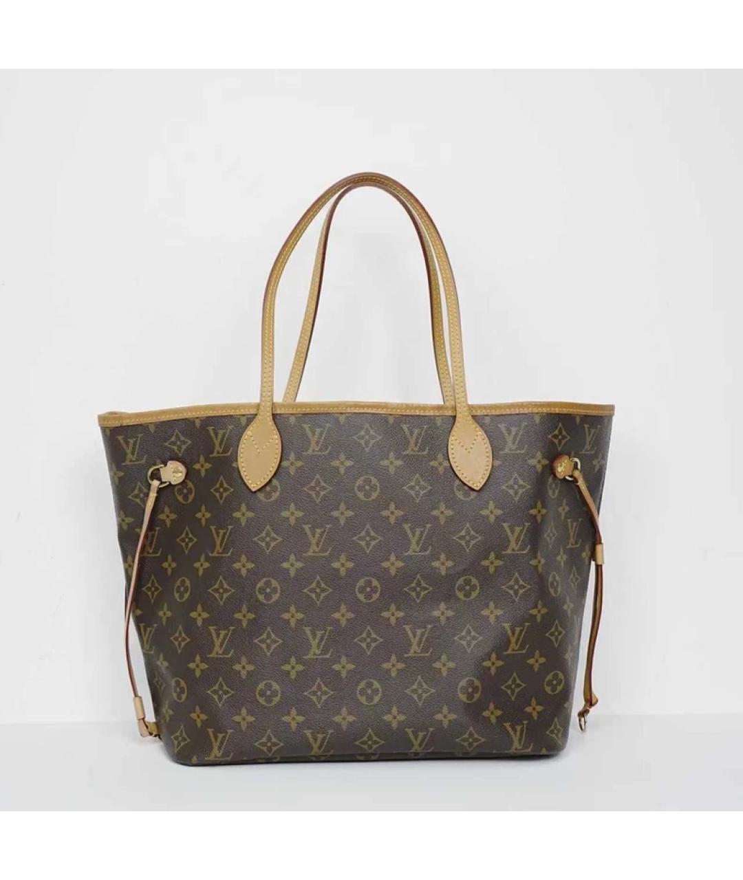 LOUIS VUITTON Коричневая сумка с короткими ручками, фото 3