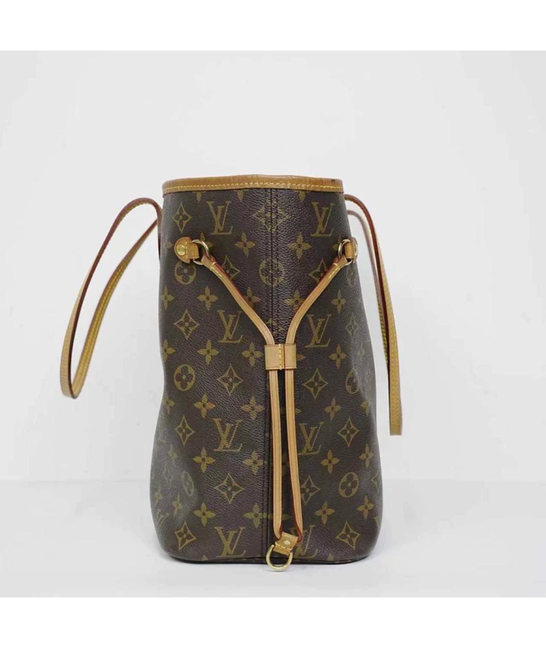 LOUIS VUITTON Коричневая сумка с короткими ручками, фото 4