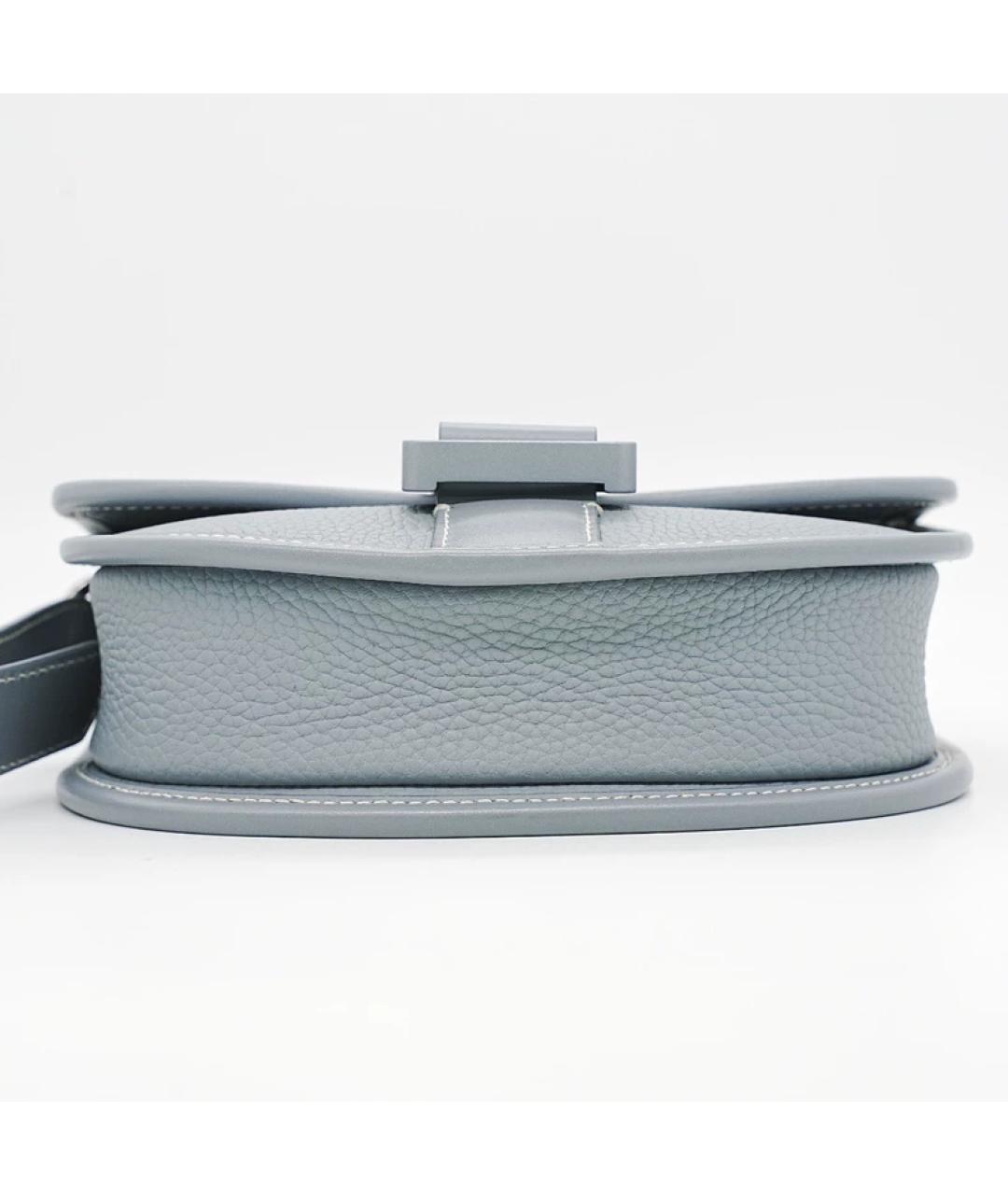 CHRISTIAN DIOR Синяя кожаная сумка через плечо, фото 2