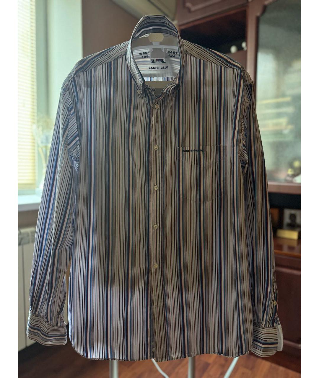 PAUL & SHARK Мульти хлопковая кэжуал рубашка, фото 5