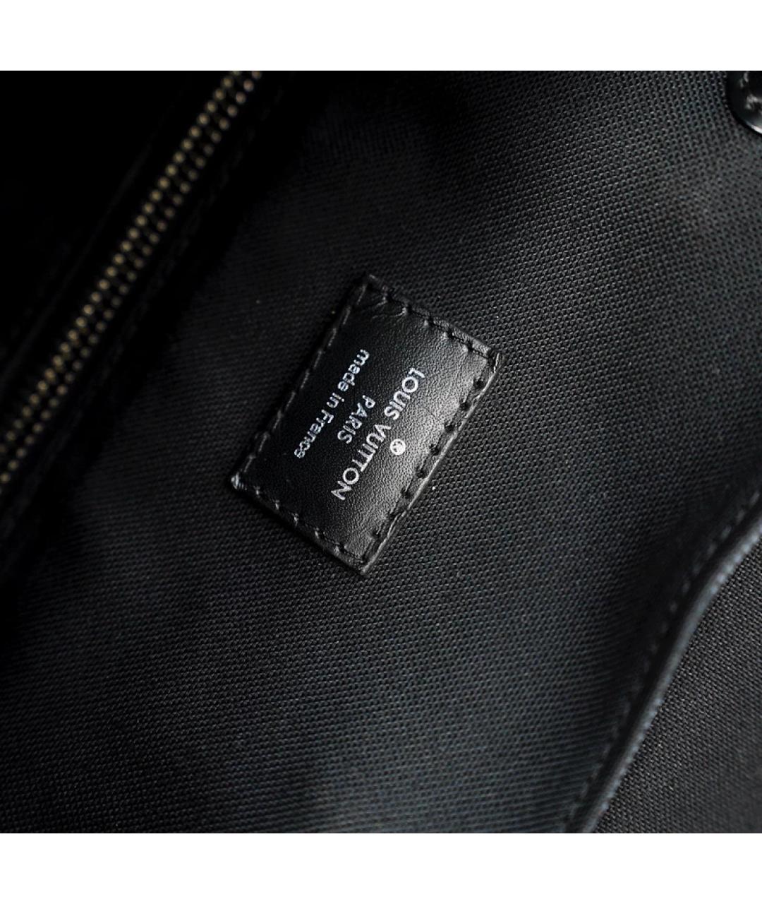 LOUIS VUITTON Темно-синий кожаный рюкзак, фото 8