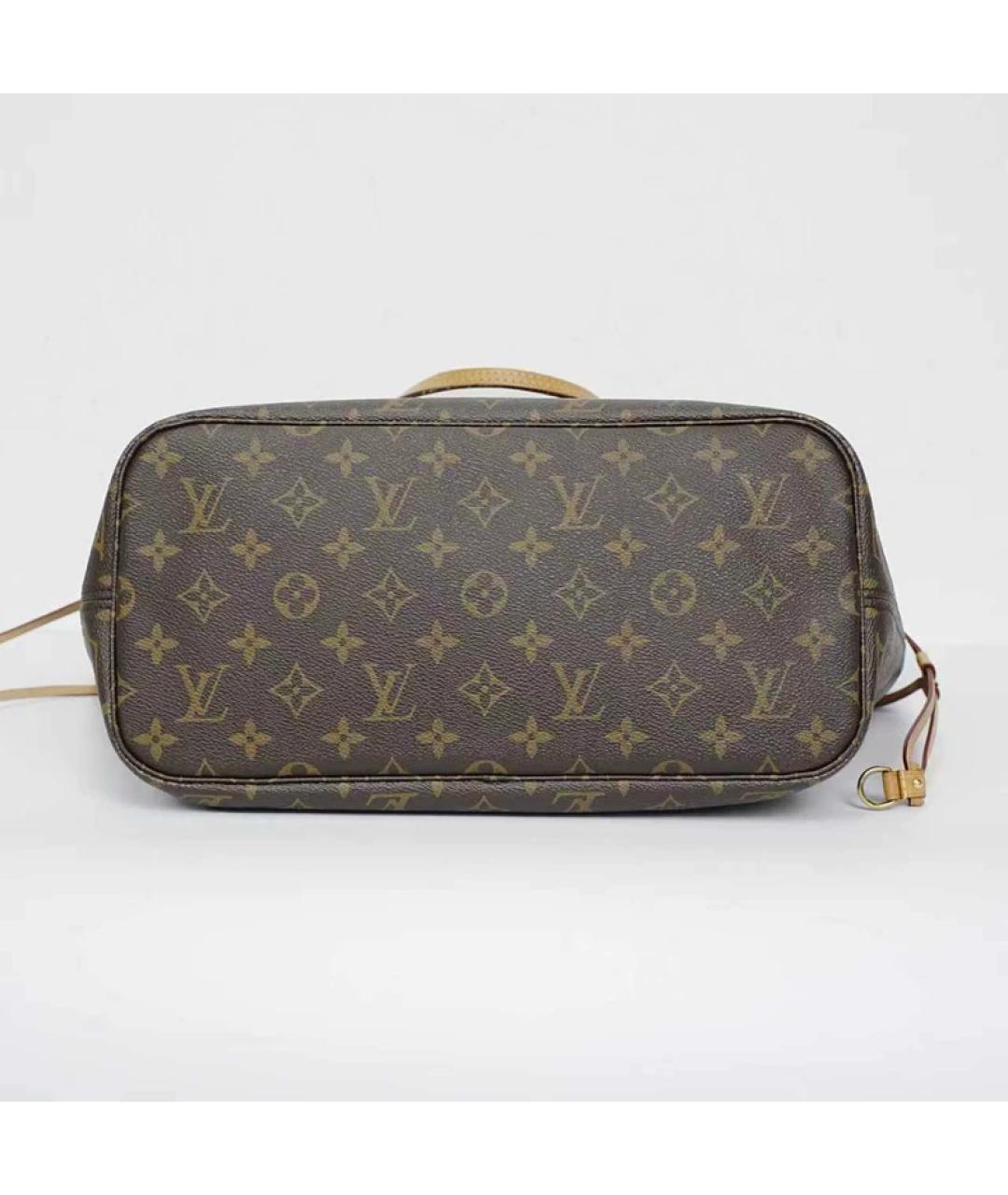 LOUIS VUITTON Коричневая сумка с короткими ручками, фото 6