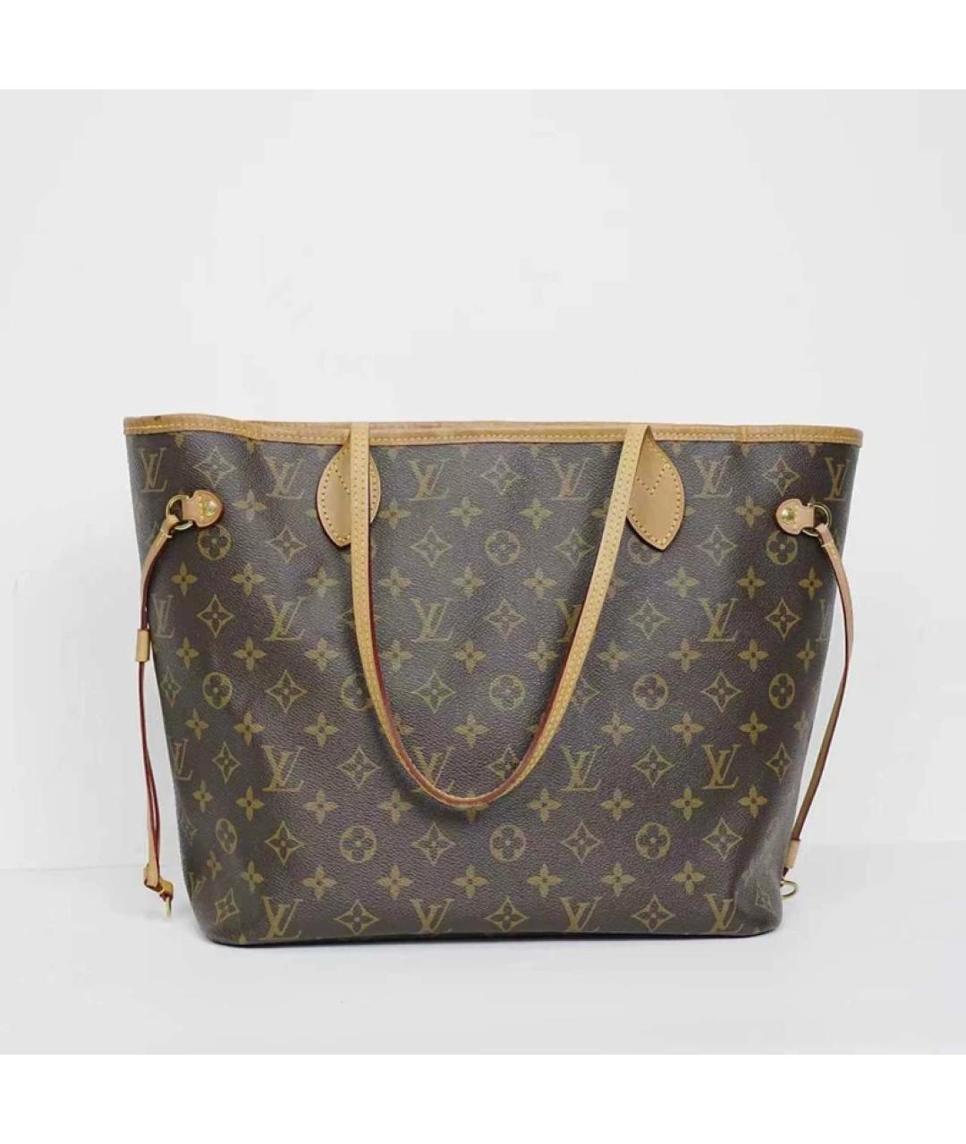 LOUIS VUITTON Коричневая сумка с короткими ручками, фото 5