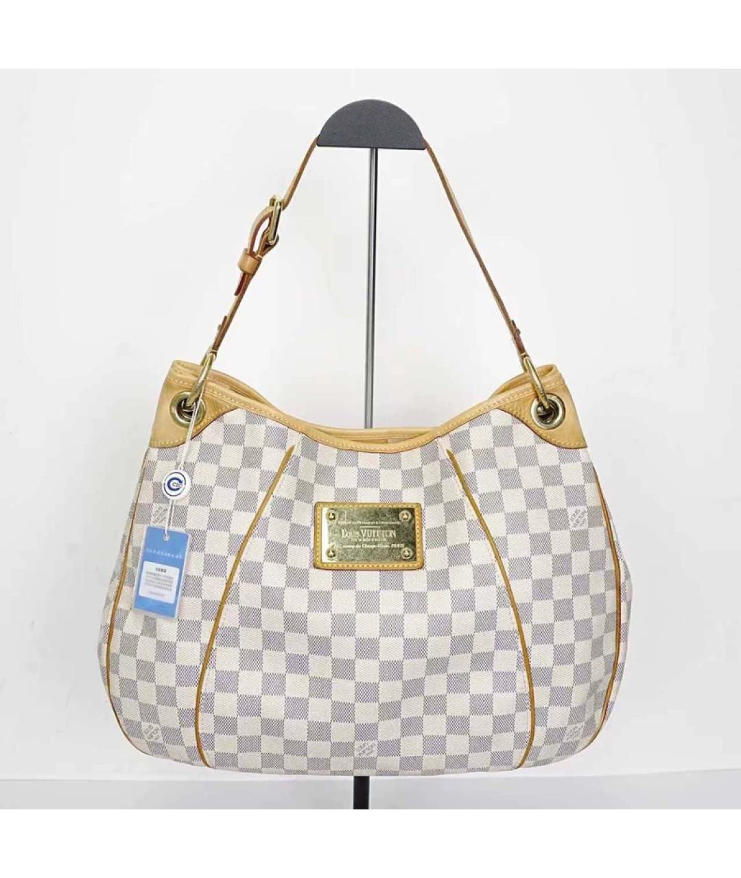 LOUIS VUITTON Бежевая сумка с короткими ручками, фото 9