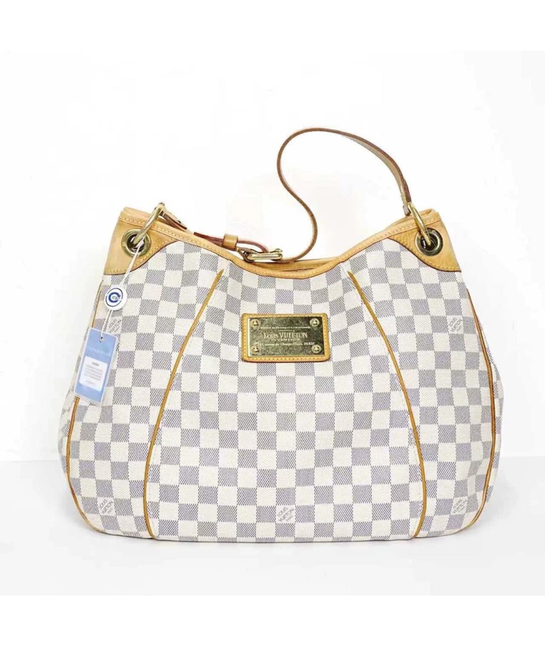 LOUIS VUITTON Бежевая сумка с короткими ручками, фото 10