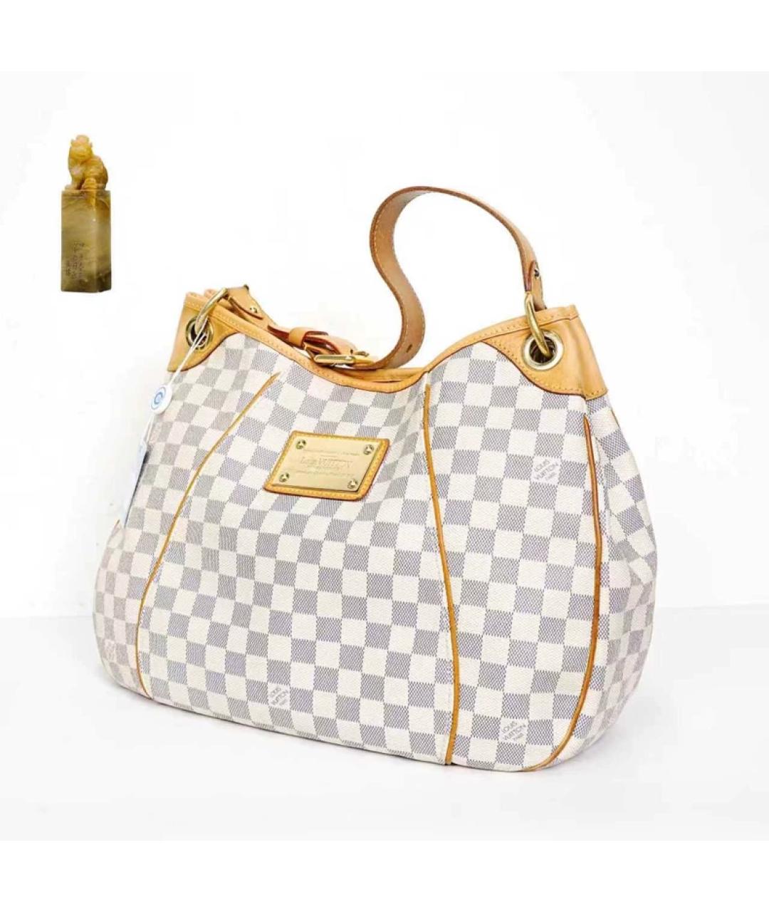 LOUIS VUITTON Бежевая сумка с короткими ручками, фото 2