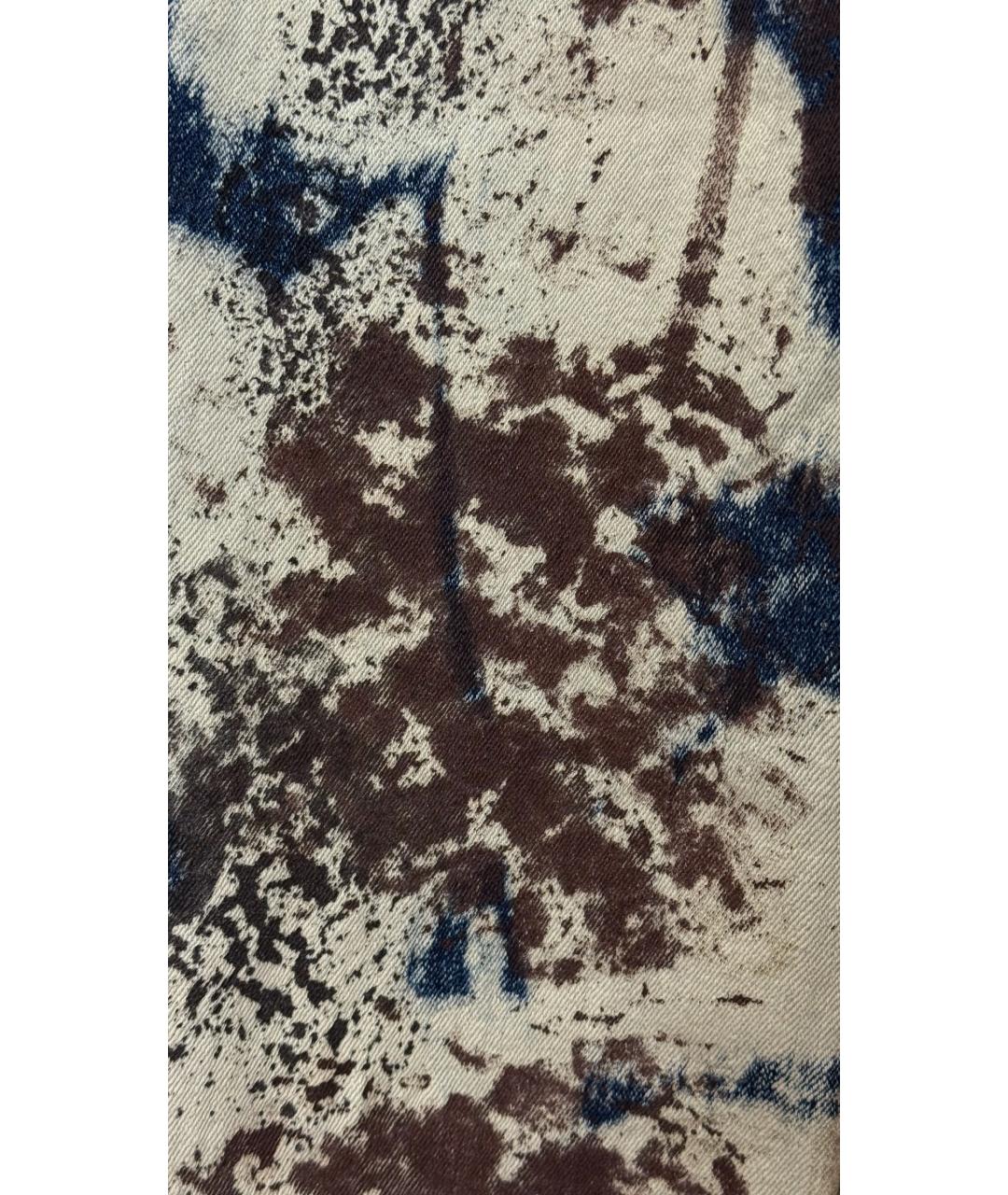 JUST CAVALLI Синие прямые джинсы, фото 4