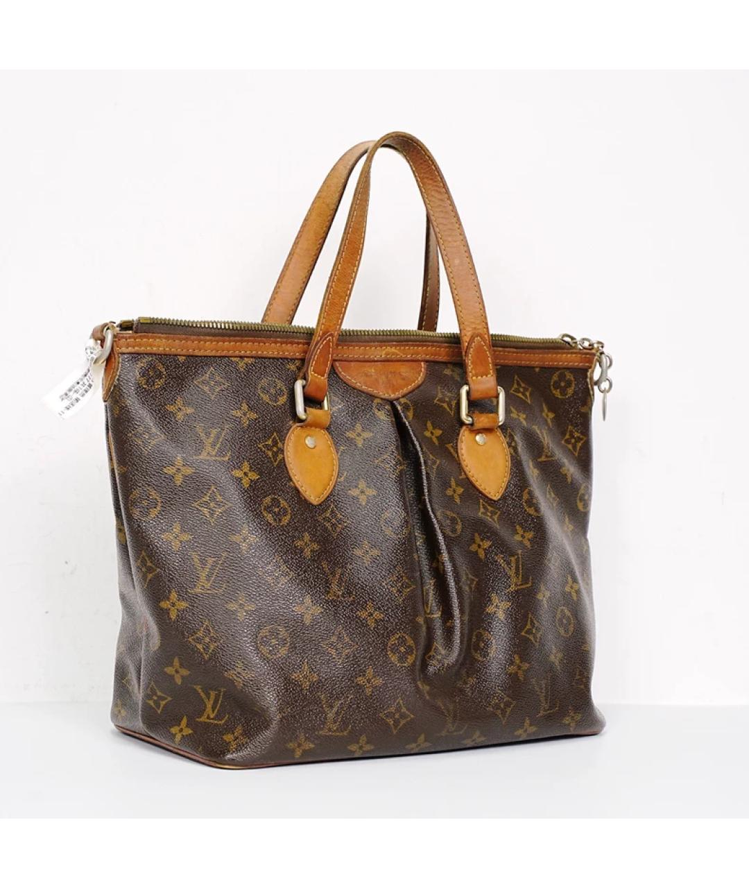 LOUIS VUITTON Коричневая сумка с короткими ручками, фото 9