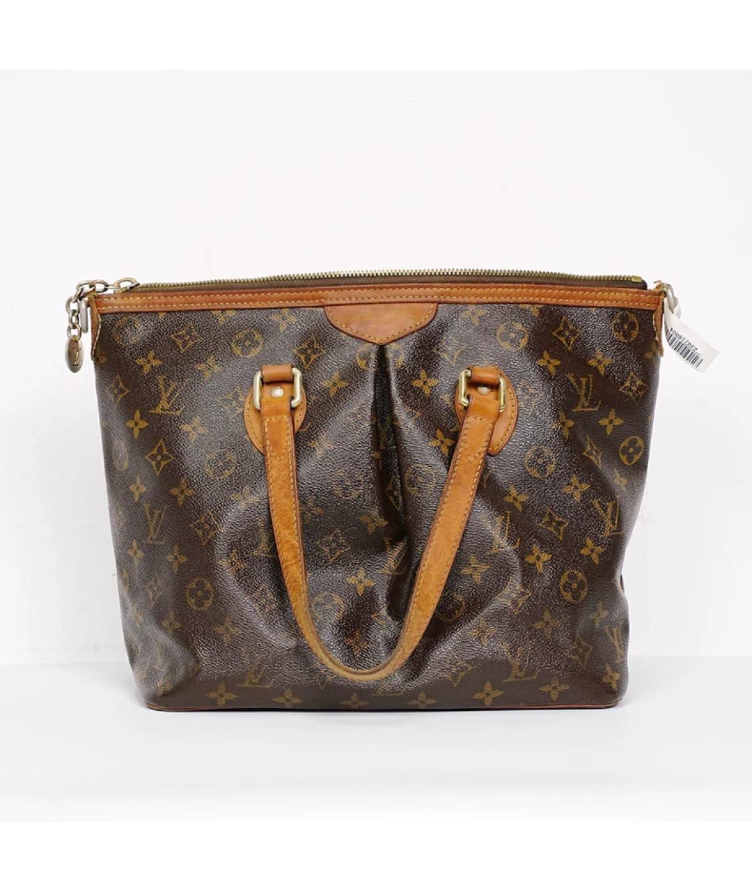 LOUIS VUITTON Коричневая сумка с короткими ручками, фото 2