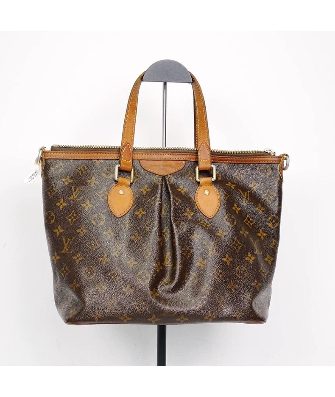 LOUIS VUITTON Коричневая сумка с короткими ручками, фото 4