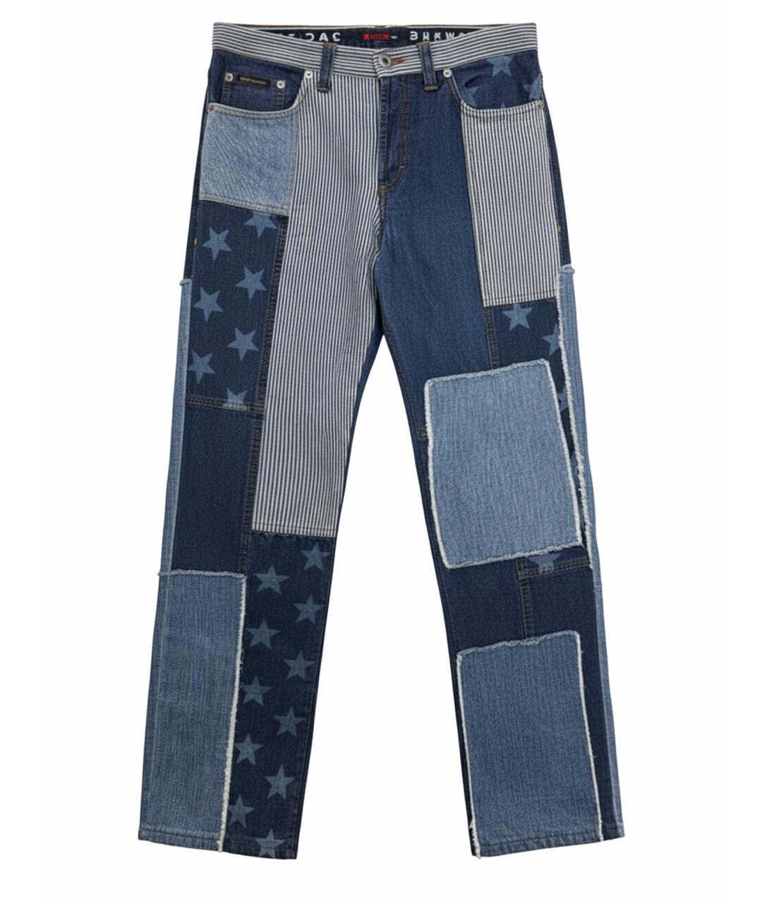 DOLCE&GABBANA Синие прямые джинсы, фото 1