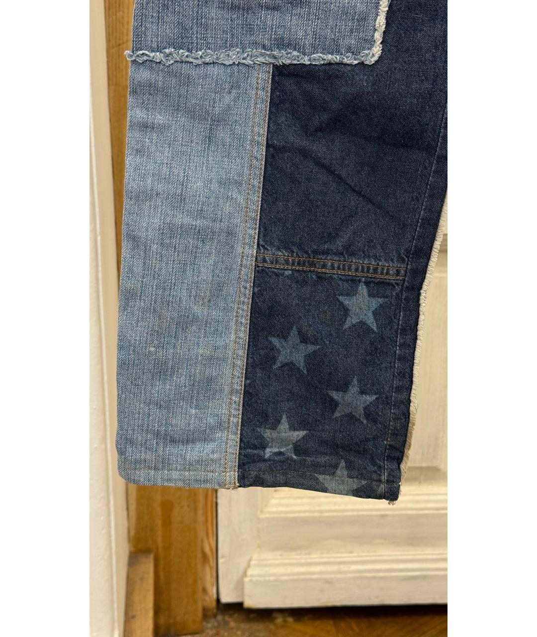DOLCE&GABBANA Синие прямые джинсы, фото 5