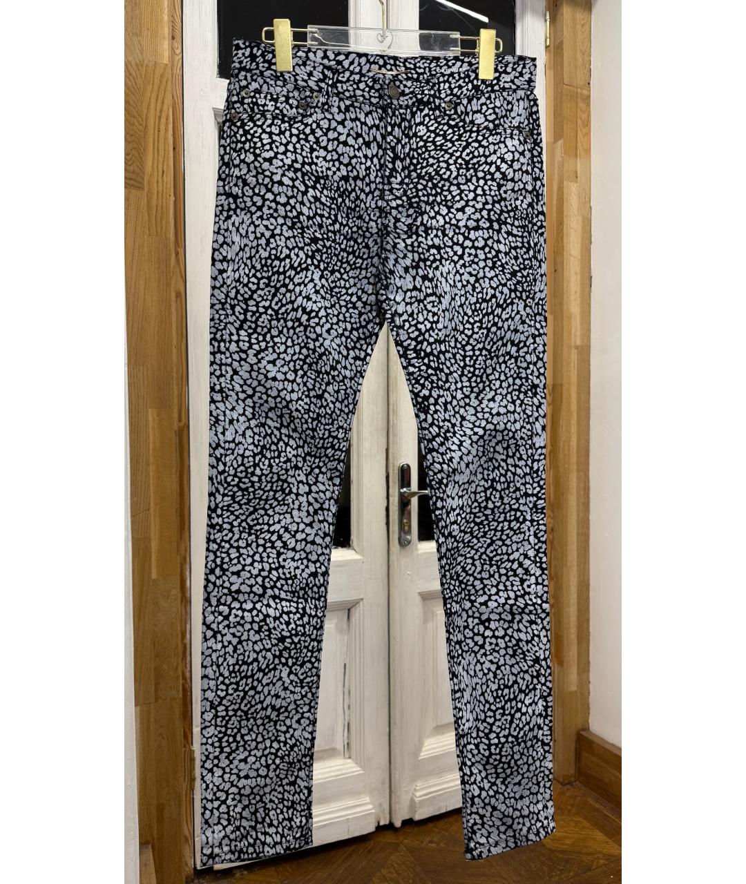 SAINT LAURENT Черные прямые джинсы, фото 6