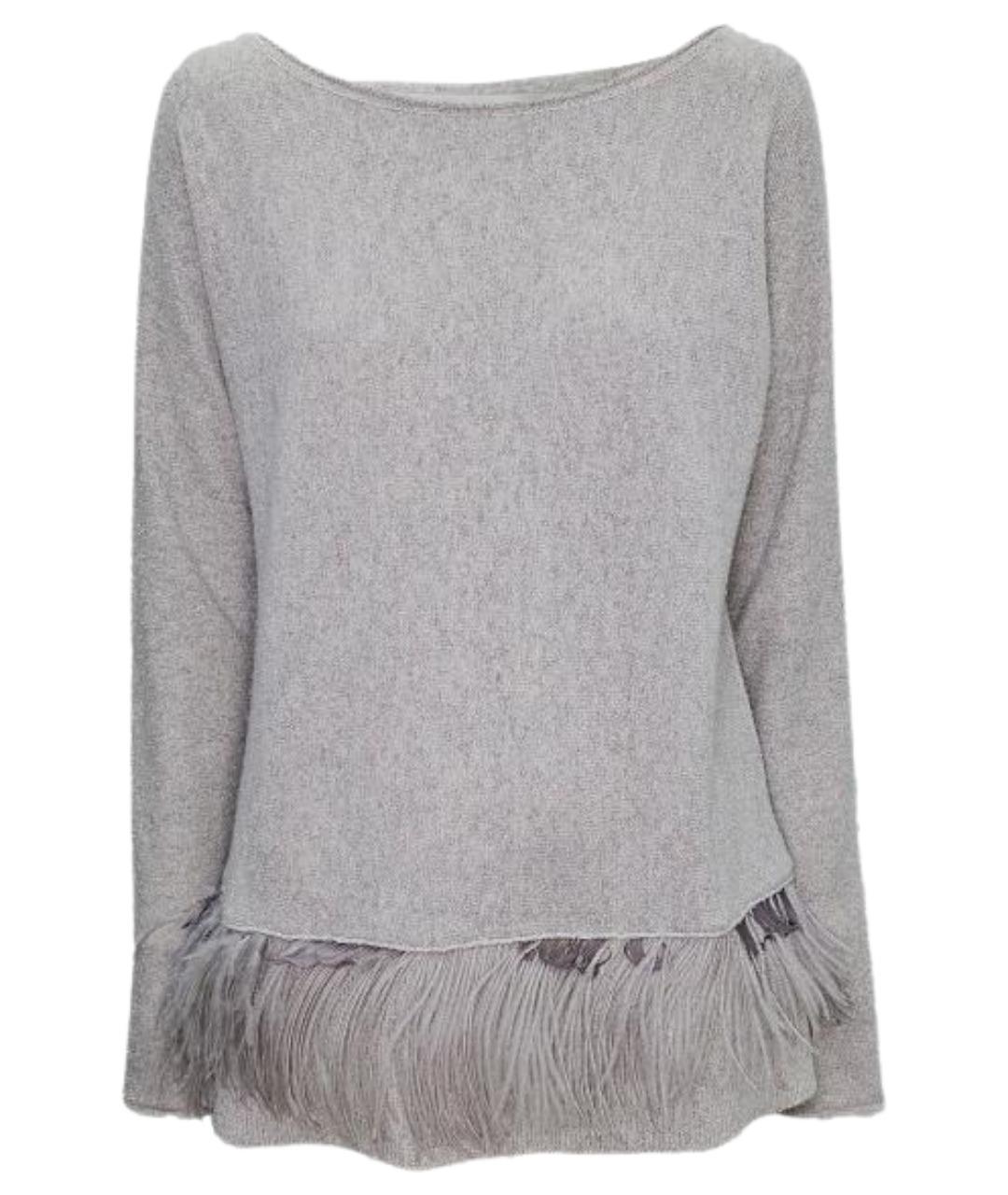 FABIANA FILIPPI Серый кашемировый джемпер / свитер, фото 1