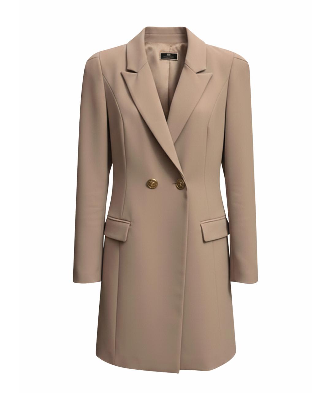 ELISABETTA FRANCHI Коралловые полиэстеровые капри, фото 1