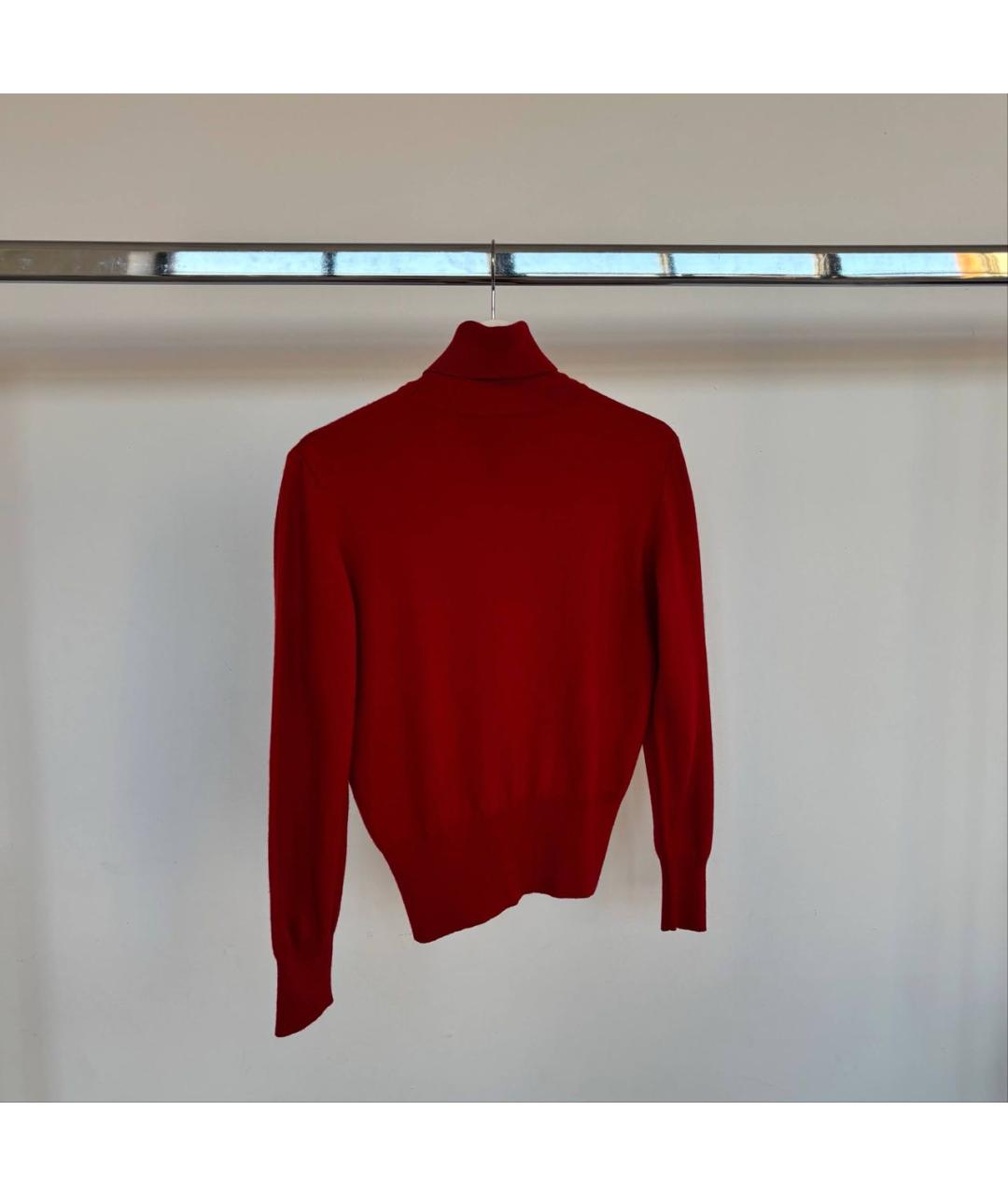 ESCADA Красная шерстяная водолазка, фото 4