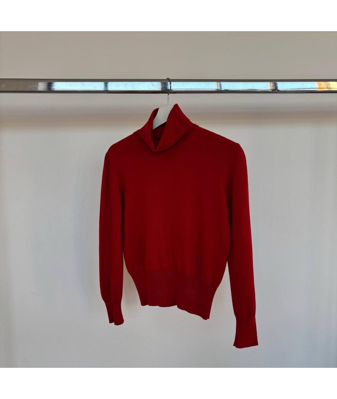 ESCADA Красная шерстяная водолазка, фото 3