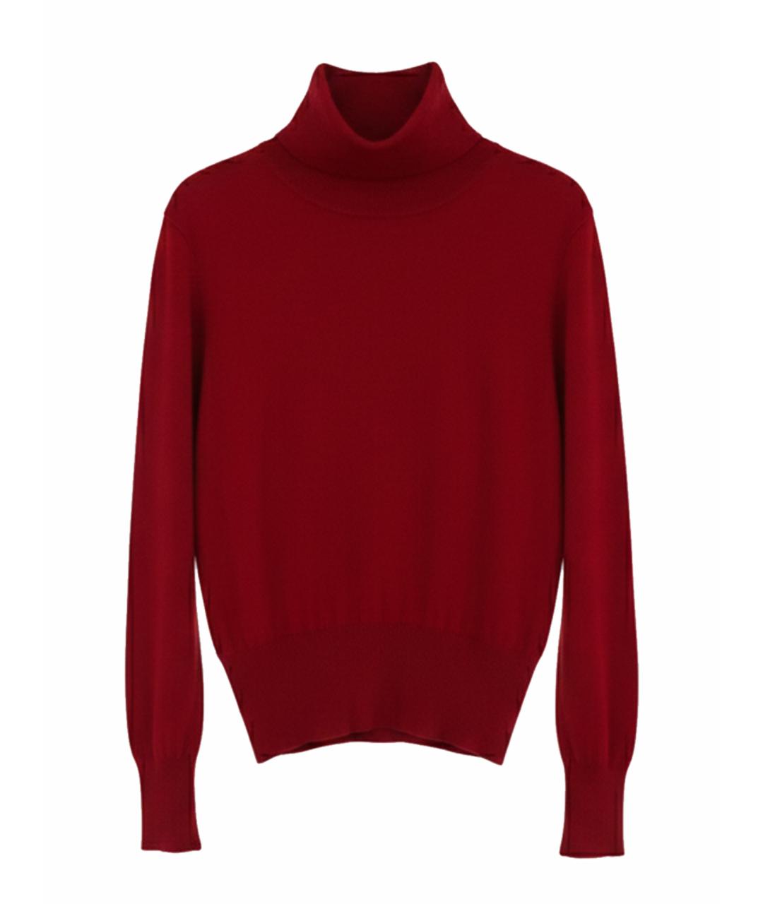 ESCADA Красная шерстяная водолазка, фото 1