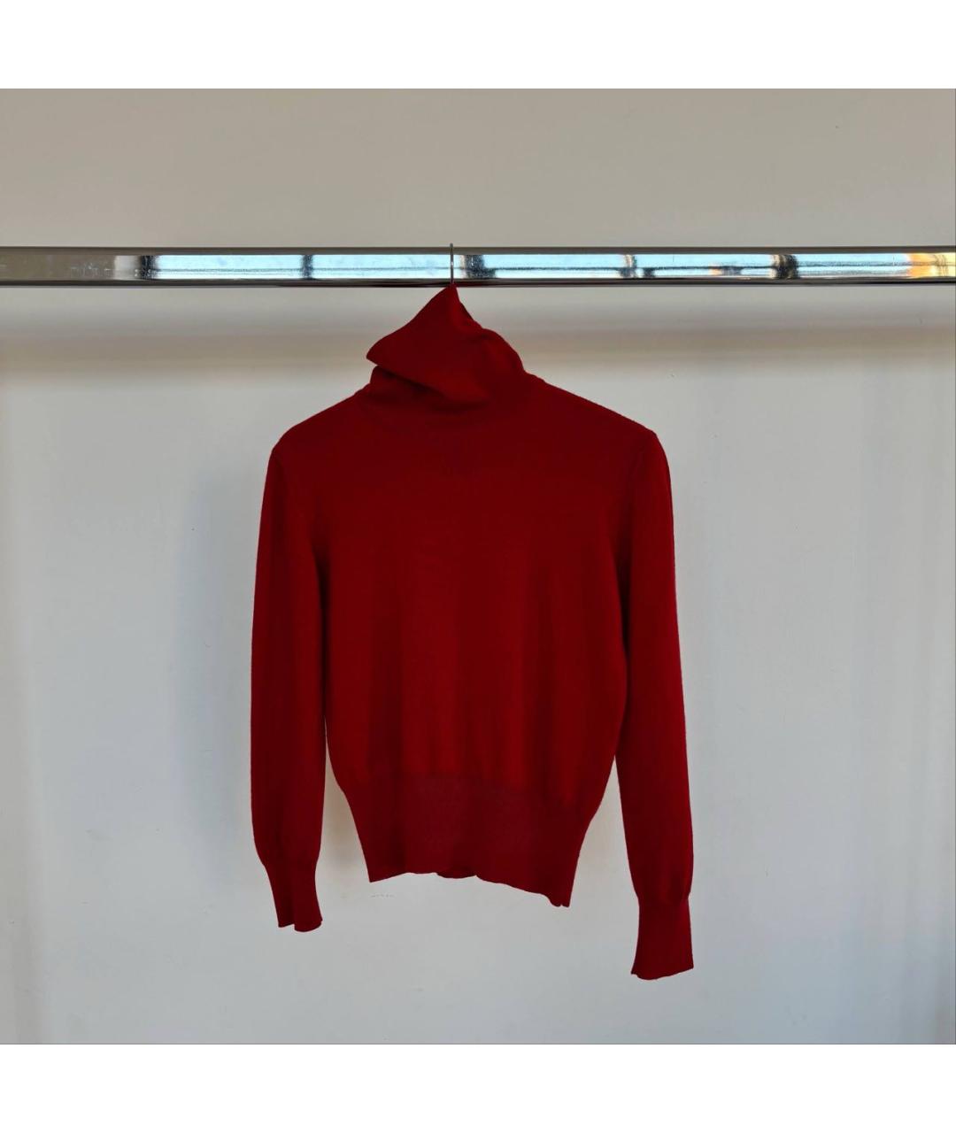 ESCADA Красная шерстяная водолазка, фото 5
