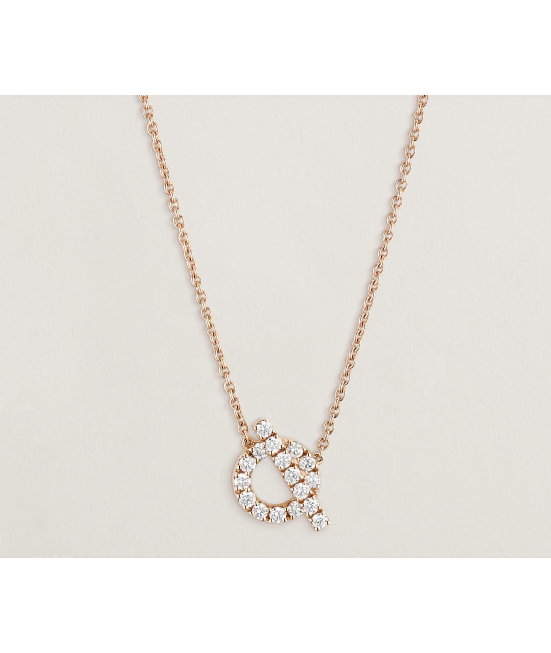 HERMES Золотое колье из розового золота, фото 7