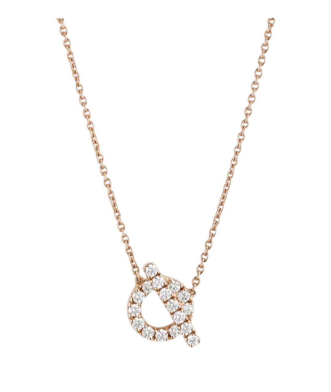 HERMES Золотое колье из розового золота, фото 1