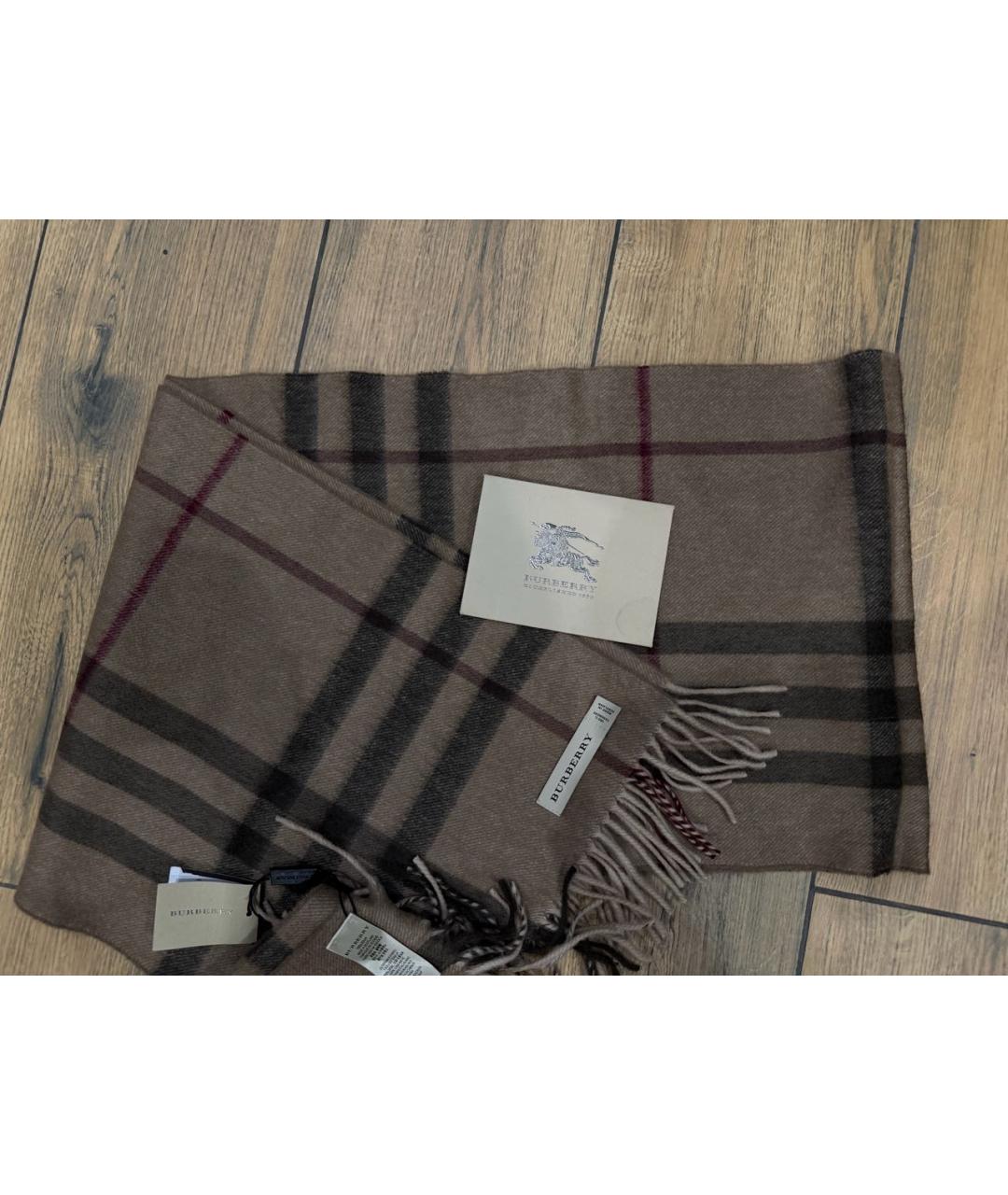 BURBERRY Мульти кашемировый шарф, фото 2