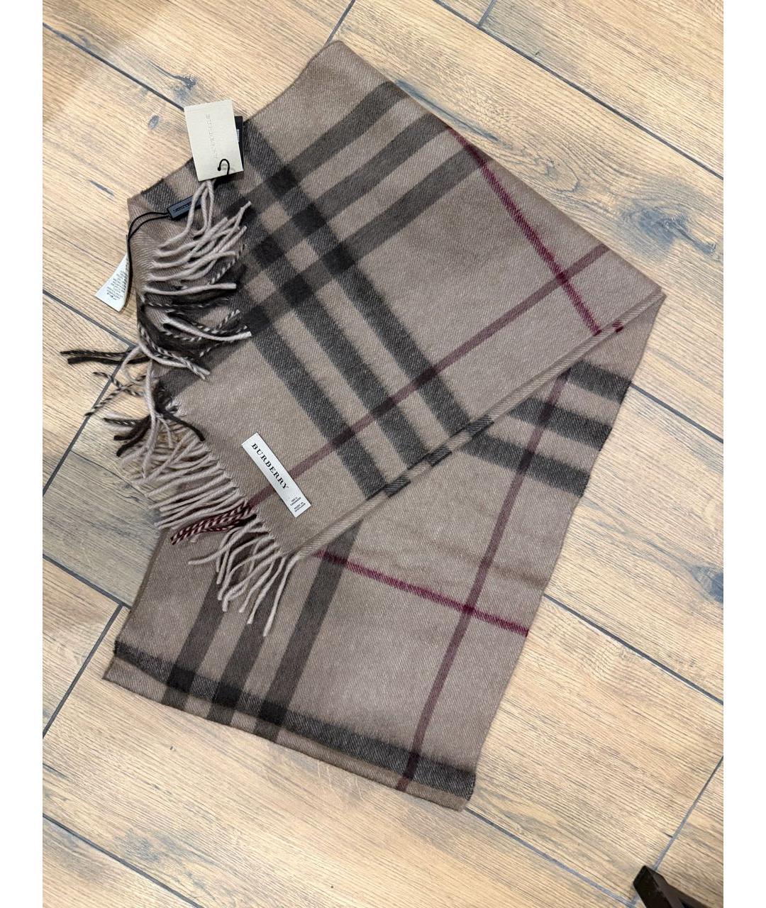 BURBERRY Мульти кашемировый шарф, фото 4