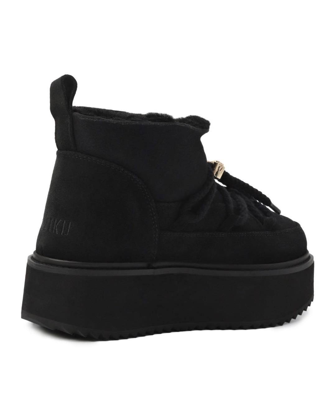 INUIKII Черные замшевые ботинки, фото 4