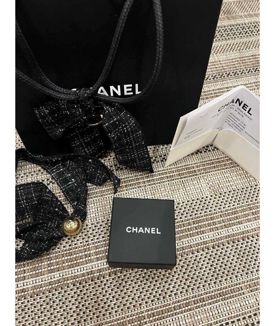 CHANEL Серебряные металлические серьги, фото 5