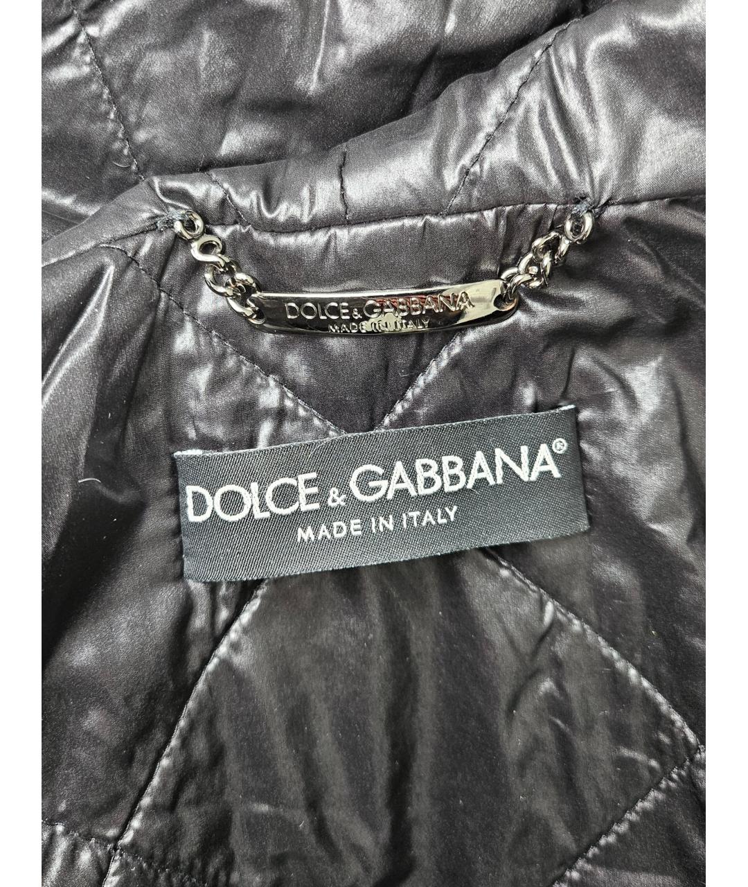 DOLCE&GABBANA Серая меховая шуба, фото 7