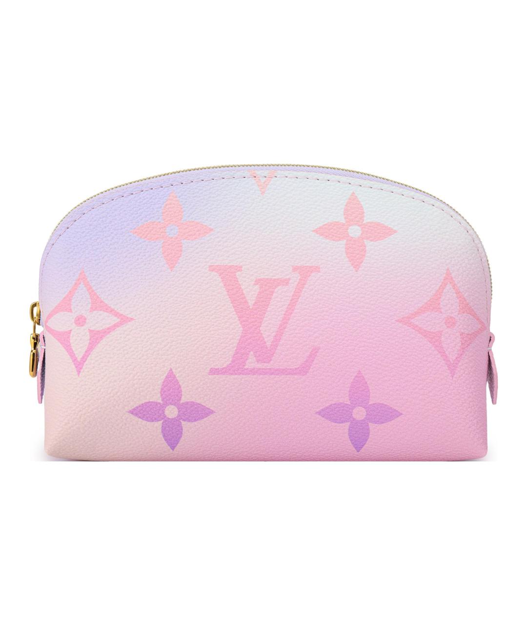 LOUIS VUITTON Фиолетовая косметичка, фото 4