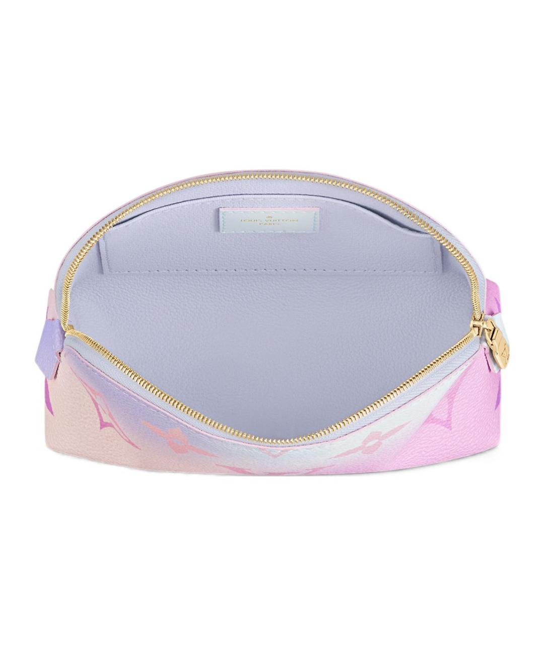 LOUIS VUITTON Фиолетовая косметичка, фото 7