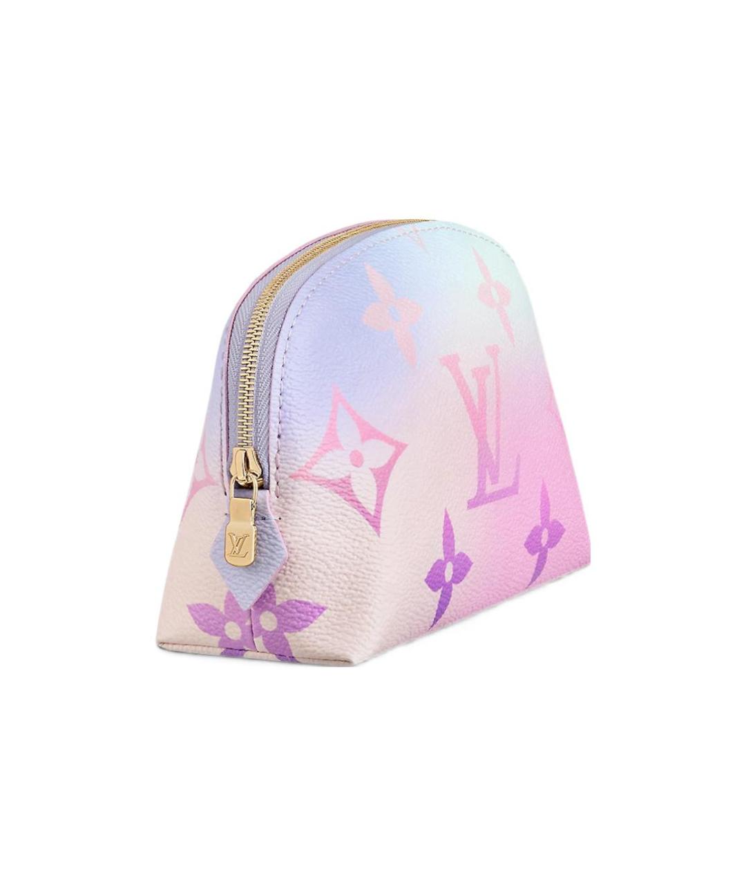LOUIS VUITTON Фиолетовая косметичка, фото 3