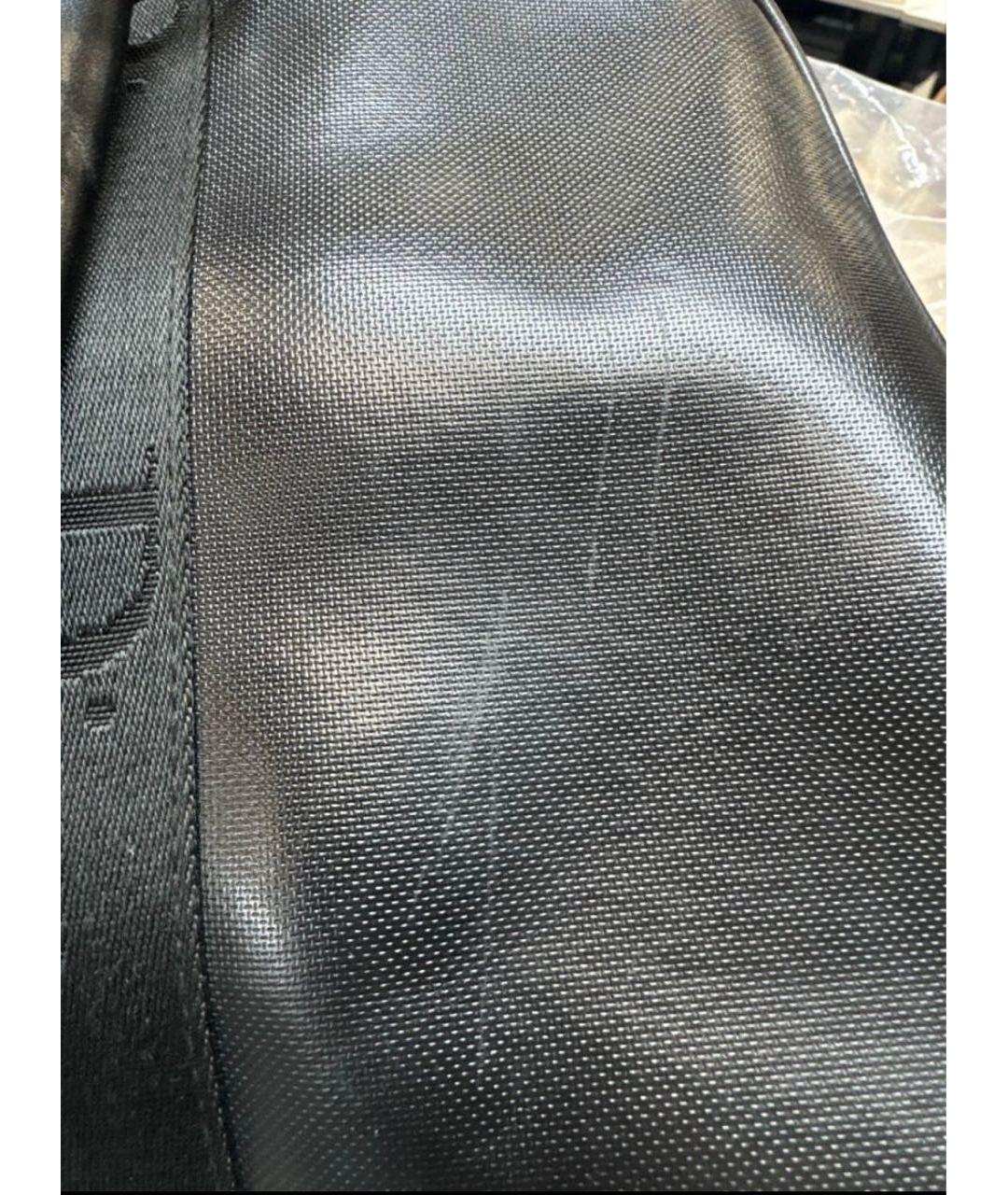 CHRISTIAN DIOR Черная кожаная сумка с короткими ручками, фото 5