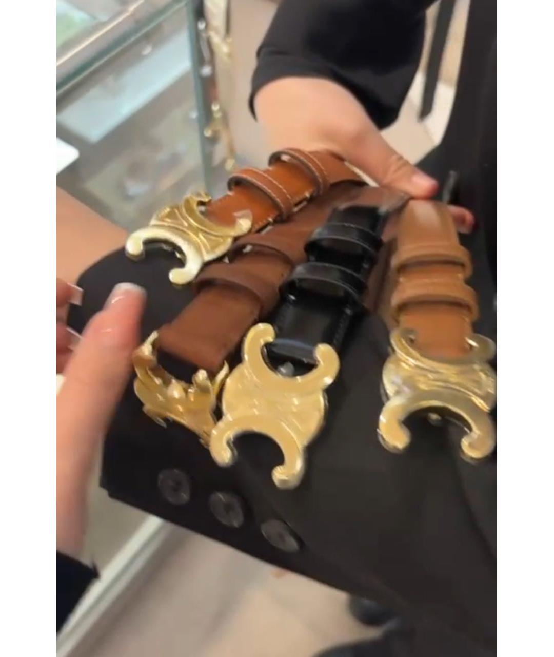 CELINE Кожаный ремень, фото 2