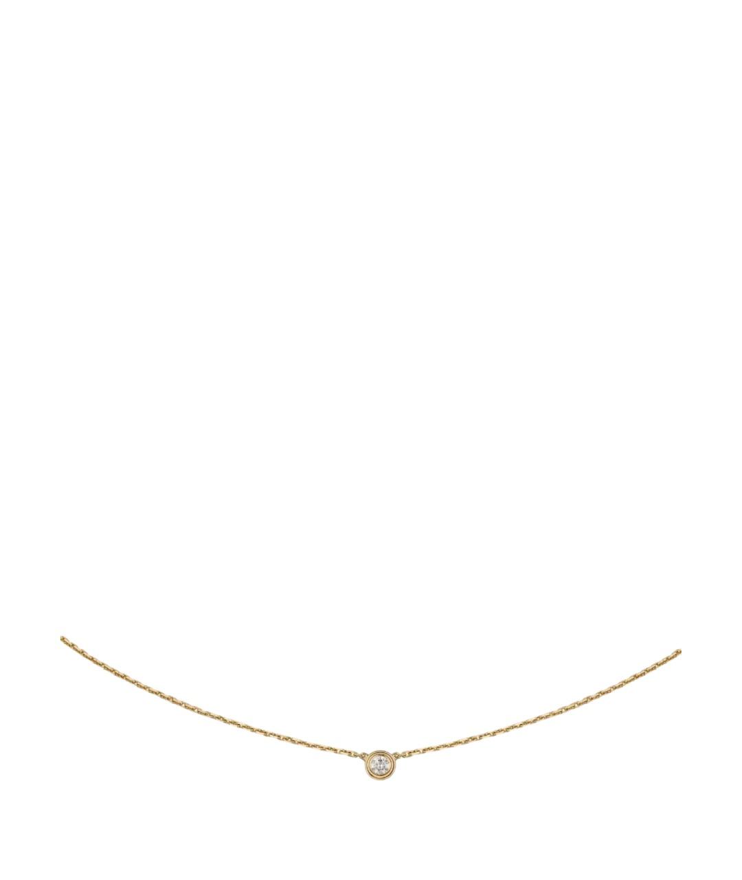CARTIER Золотое колье из желтого золота, фото 1