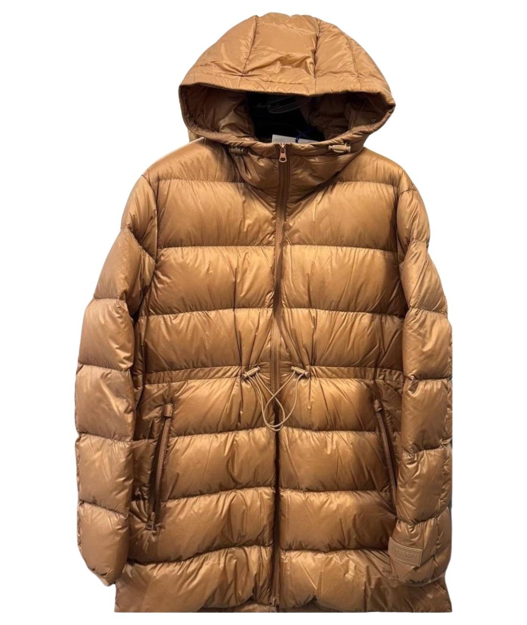 BURBERRY Коричневая полиэстеровая куртка, фото 1