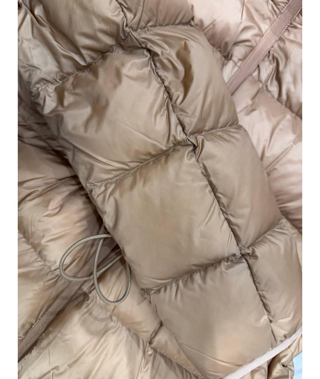 BURBERRY Коричневая полиэстеровая куртка, фото 3