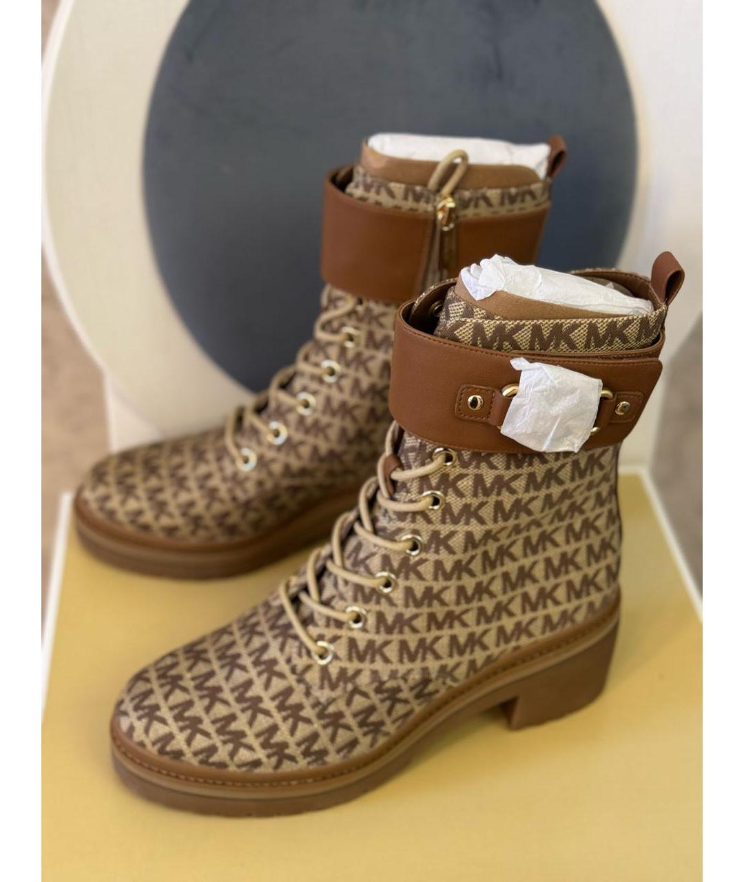 MICHAEL KORS Бежевые ботинки, фото 7