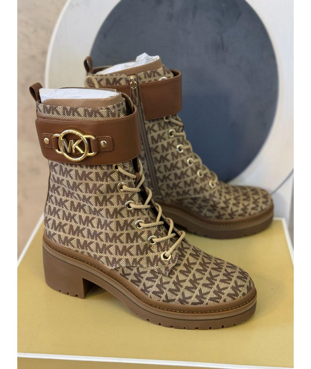 MICHAEL KORS Бежевые ботинки, фото 2