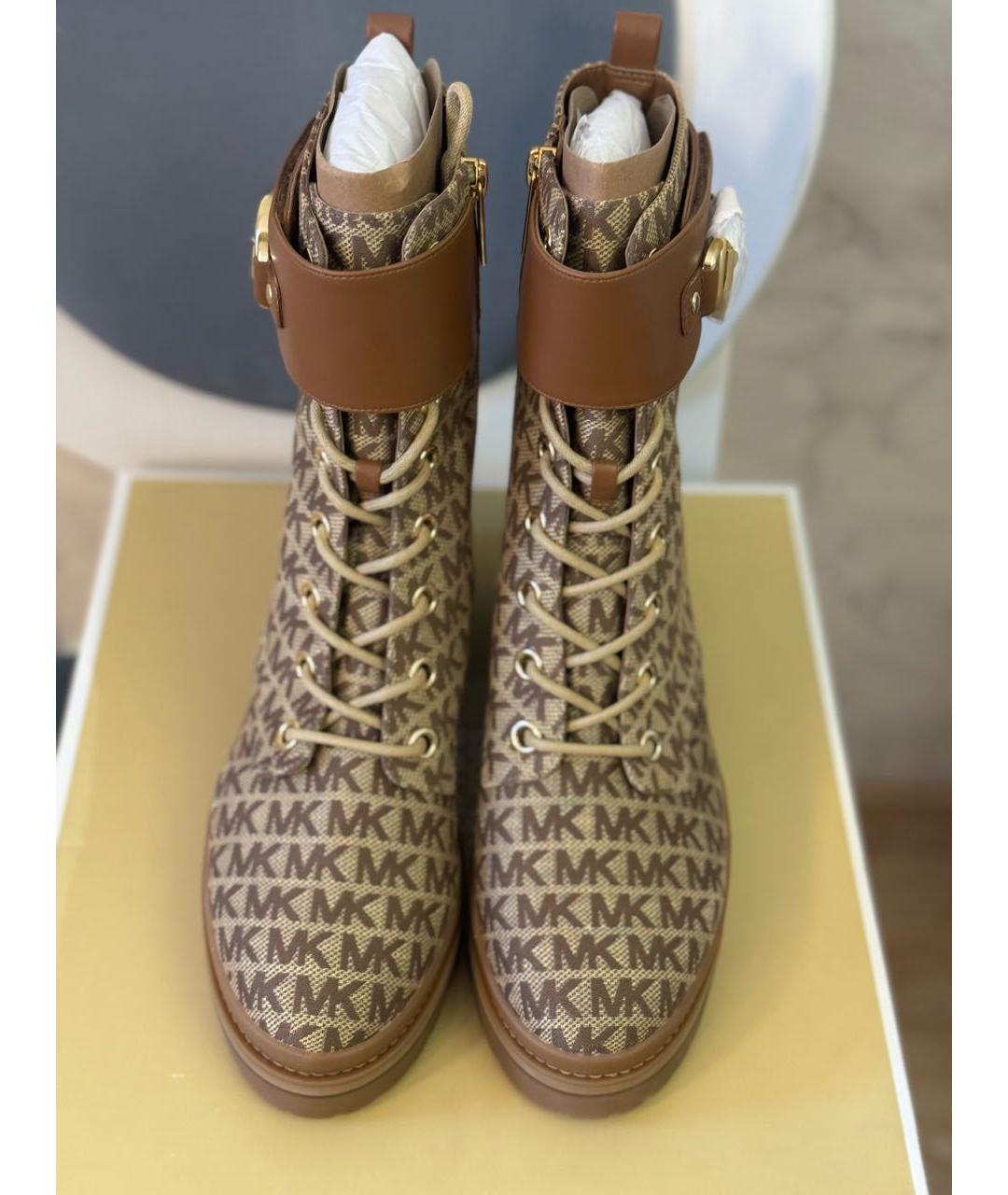 MICHAEL KORS Бежевые ботинки, фото 8