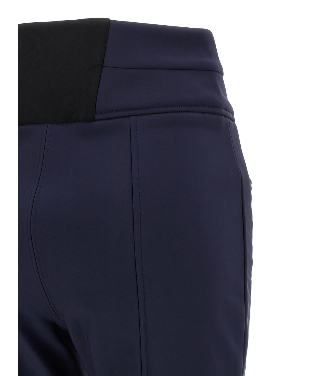 PERFECT MOMENT Темно-синие полиамидовые прямые брюки, фото 4