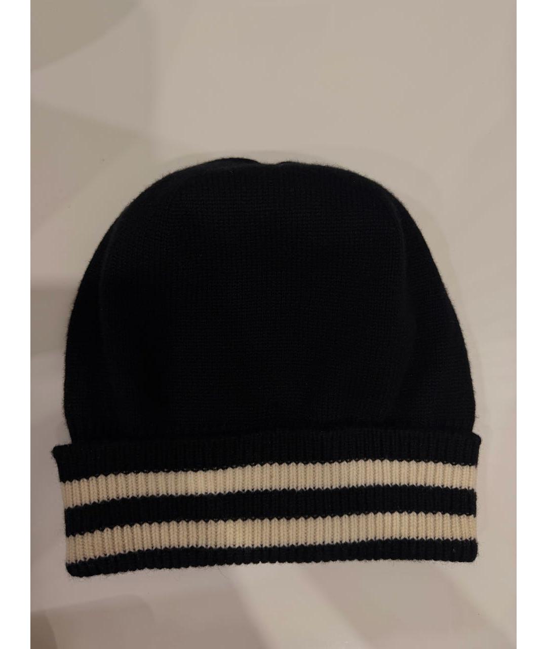 DOLCE&GABBANA Черная кашемировая шапка, фото 2