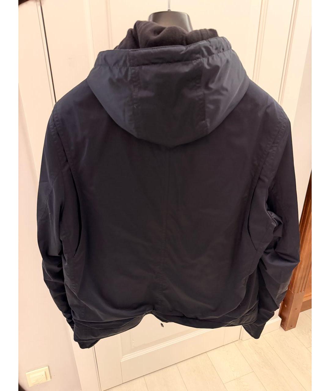 ERMENEGILDO ZEGNA XXX Темно-синяя куртка, фото 3