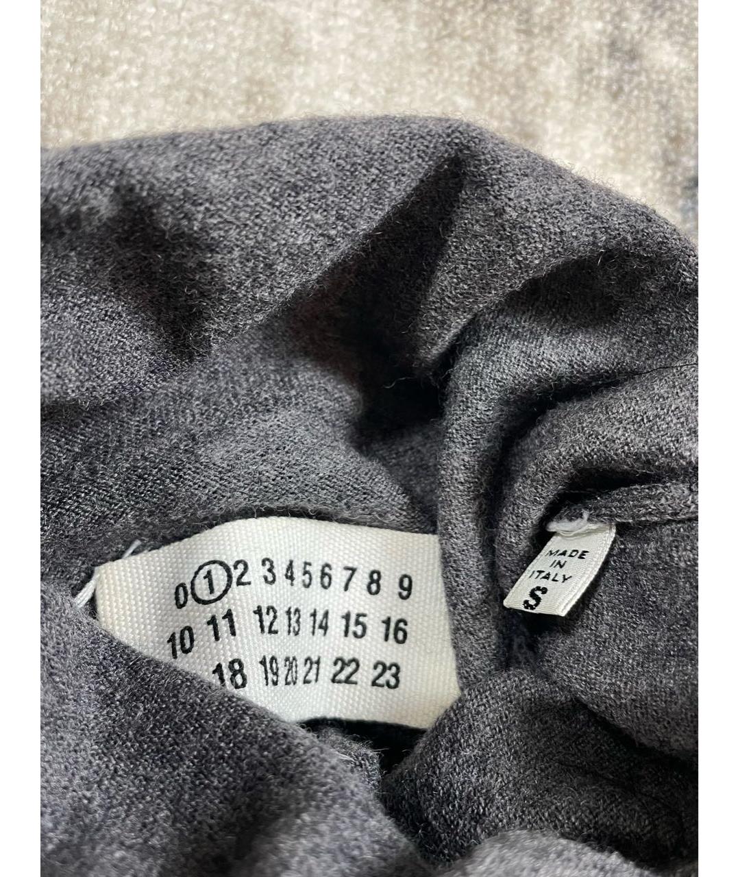 MAISON MARGIELA Серый шерстяной джемпер / свитер, фото 3