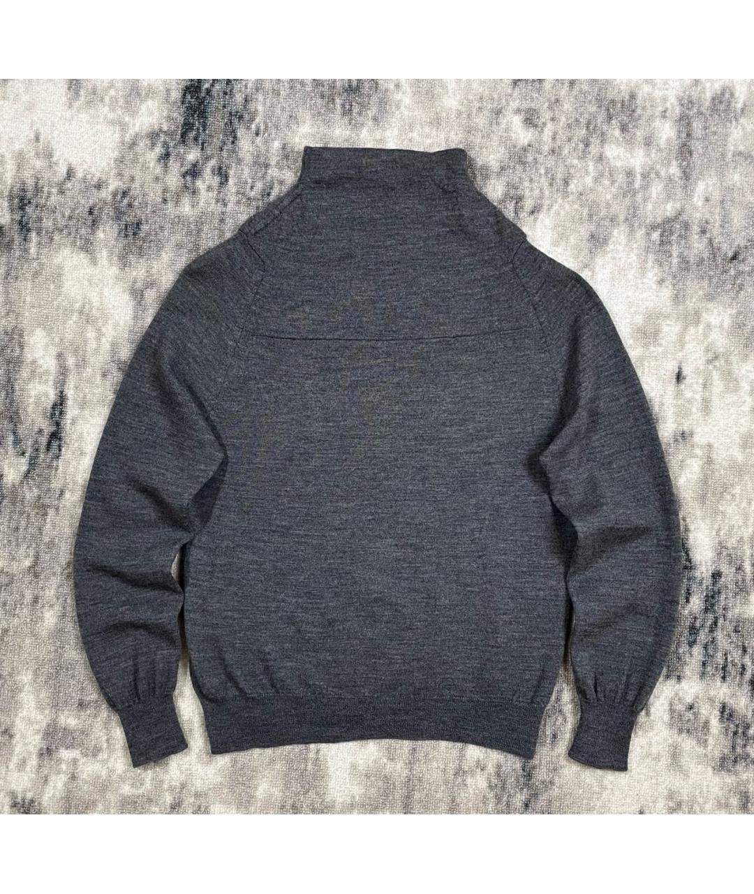 MAISON MARGIELA Серый шерстяной джемпер / свитер, фото 5